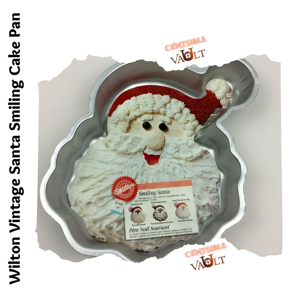Wilton Happy Smiling Santa Face Holiday Cake Pan